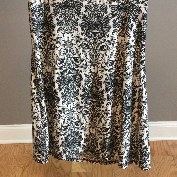 M ND Intimates damask cap sleeve lounge dress - Picture 8 of 15